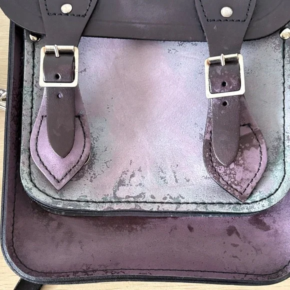 The Cambridge Satchel Company Two-Tone Purple Satchel - Picture 3 of 6